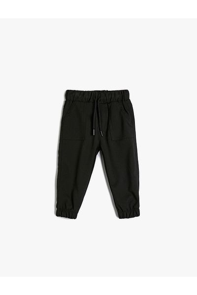 Koton Jogger Pants with Tie Waist Pockets