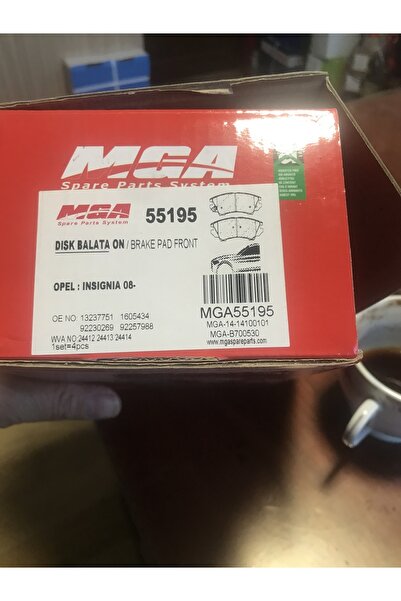 MGA 55195 Fren Balatası Ön Astra J 09- Insignia 08- Zafira C 11- Cascada 13- Malıbu 12- 9-5 10-12