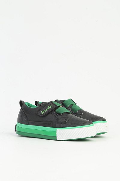 Benetton Bn-30441 - 3394 Black Green Children's Sneakers