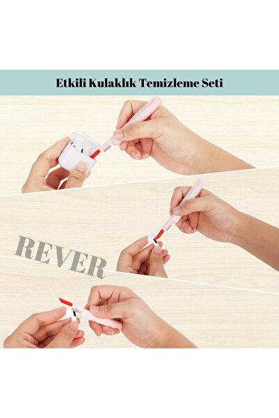 Rever 7in1 Çok Amaçlı Temizlik Kiti Telefon, Ekran, Laptop, Klavye, Telefon, Kulaklık Airpods Temizleyici