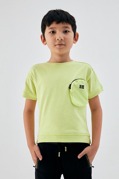 Nebbati Bg Store Boy Yellow Sweatshirt 23Pssnb3507