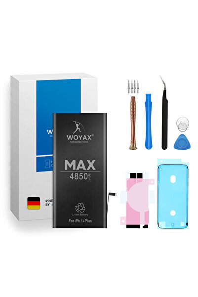 woyax iPhone 14 Plus  Uyumlu  Premium Batarya 4850 mAh Yüksek Kapasite
