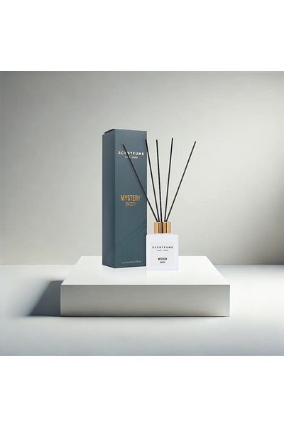 SCENTFUME Raumduft Mit Duftstab, Diffuser, Bergamotte, Zeder, Ylang Ylang, Patchouli,110ml