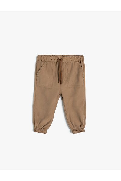 Koton Basic Jogger Pants Viscose Fabric