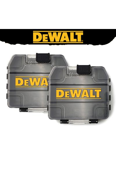 Choice حقيبة أدوات صغيرة سوداء اللون من Dewalt Tstak Mini Tough Case، قابلة للتكديس والإزالة، صندوق تخزين أدوات صغير أسود اللون