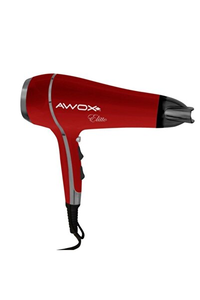 AWOX Elit Saç Kurutma Makinesi Kırmızı - Profesyonel Kuaför Dc Motor