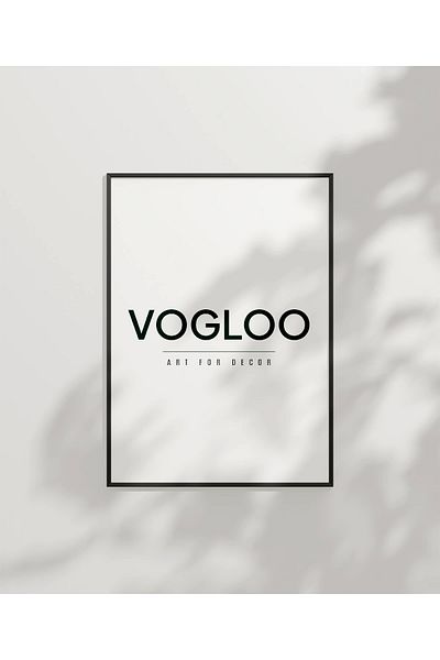 VOGLOO Black Frame 40X60 cm