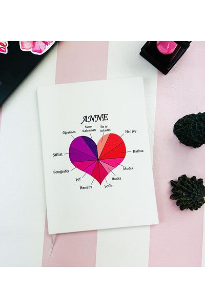 Gift Moda Σημειωματάριο Super Mom Design με σκληρό εξώφυλλο