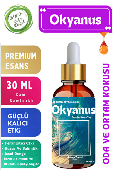 Aroma Terapi Lab Okyanus  Saf Esansiyel Yağ - Oda ve Ortam Kokusu - Aromatik ...
