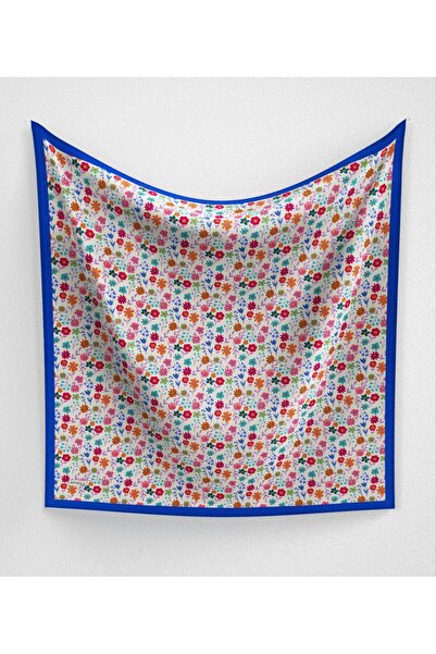 Bonjela Тонкий бавовняний шарф зі спортивним геометричним візерунком