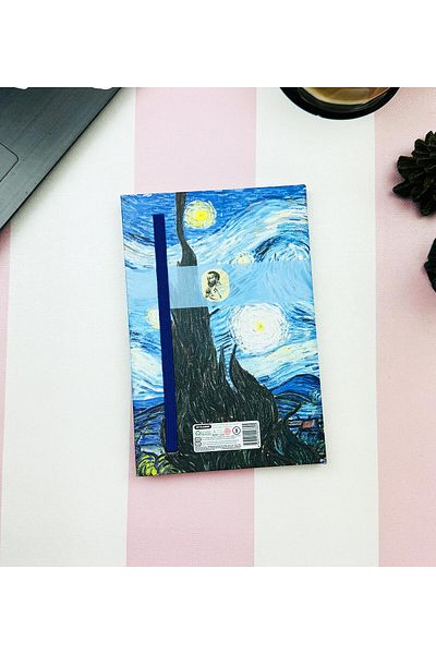 Gift Moda Caiet elastic cu design de noapte înstelată
