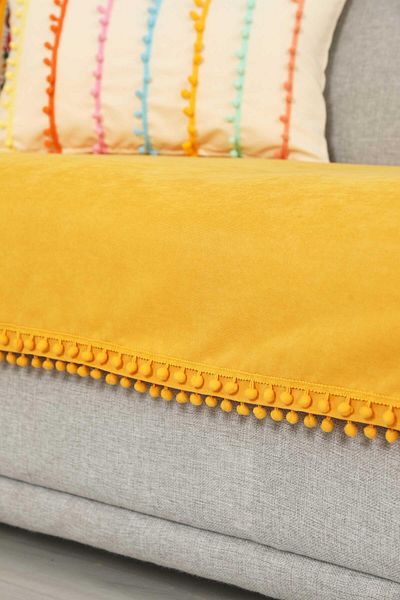 Aisha's Design 90X210 cm Pompom Seat Cover - Ko-33