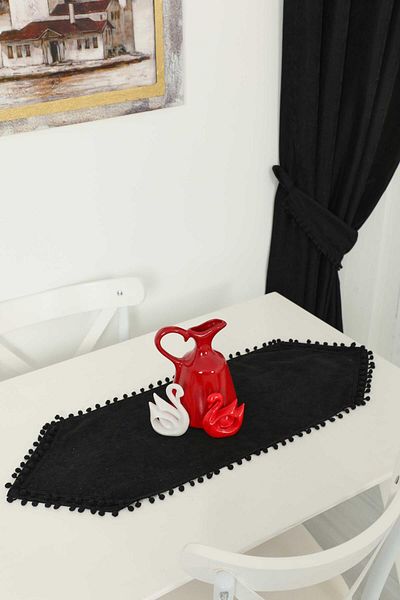 Aisha's Design Runner with Pompom 90X30 Cm,R-78K