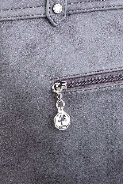 Nas Bag Large Size Women's Sports Shoulder Bag with Long Shoulder Strap - Gray