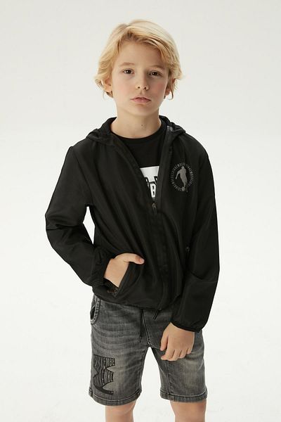 Bikkembergs Bg Store Boys' Black Raincoat