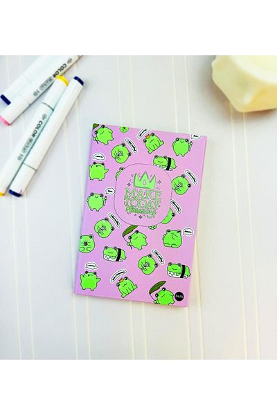 Gift Moda Caiet elastic cu design broască