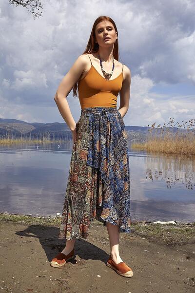 Los banditos Authentic Patterned Bohemian Ethnic Skirt