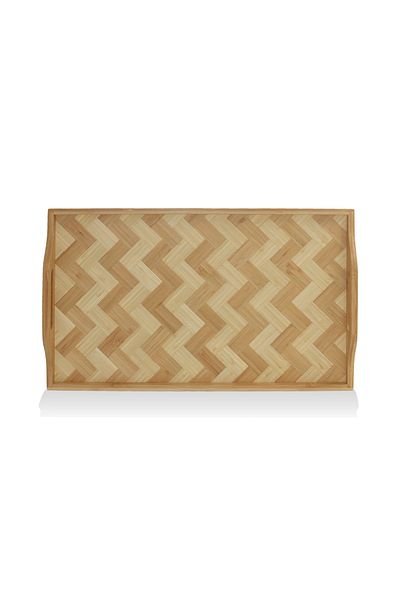 The Mia 50x30 Cm Folding Wicker Enjoyment Tray - Tps0075