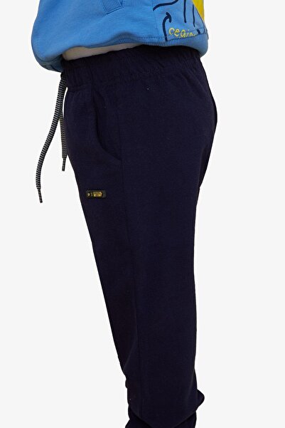 Breeze Boy's Navy Blue Laces - Age 1-4 with Bottom Pocket and Accessories