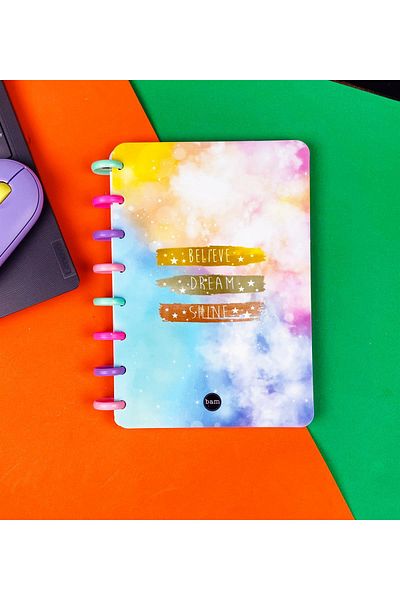 Gift Moda Cred în noua generație de caiet cu spirală inimă cu design Shine