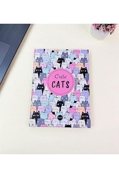 Gift Moda Βιβλίο σκίτσων 21x14cm - Βιβλίο σκίτσων - Μαύρη σελίδα - 120 gr - 56 φύλλα
