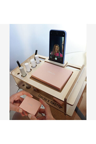TUFETTO Ahşap Makyaj Standı