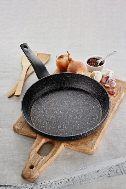 LAVONNI lAVONNİ 30 Cm Granit  Tava Siyah