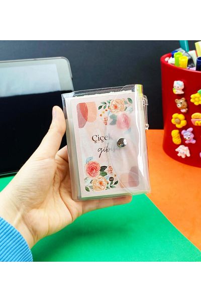 Gift Moda Set de caiet și pix PP Mini Bag cu design Flower Like