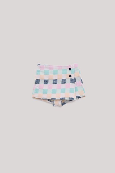 GB Baby Bg Store Baby Girl Patterned Short Skirt