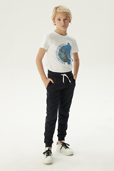 Bikkembergs BG Store Boy's Navy Blue Sweatpants