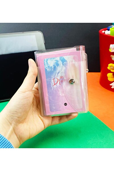 Gift Moda مجموعة حقيبة وقلم صغيرة من البولي بروبيلين بتصميم Dare To Dream