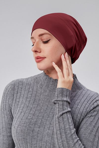 Sonbaharmoda Practical Snap-On Hijab Non-Slip - Women's Sweatshirt
