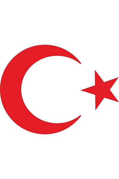 Genel Markalar Türk Bayrağı Sticker Ay Yıldız Araba Oto Sticker 20 Cm X 15 Cm