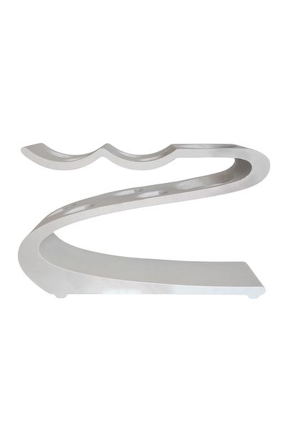 ToXA Decorative Design Toothpaste Brush Holder White Plastic 4 Brushes and Paste Holder