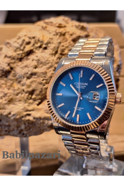 Coliseum Colesium Şık  Metal Kasa  Saat