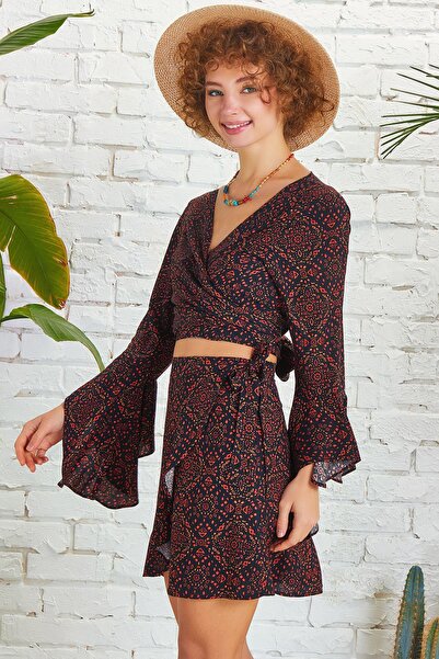 Los banditos Μίνι φούστα με μοτίβο Bohemian Style