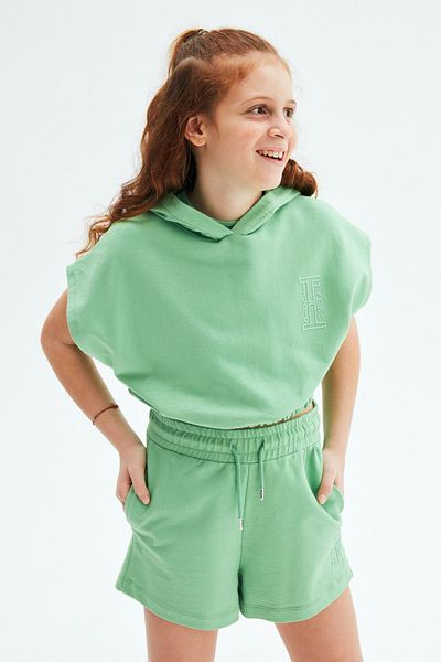 Tyess Bg Store Момиче Зелен суичър 23psstj4406