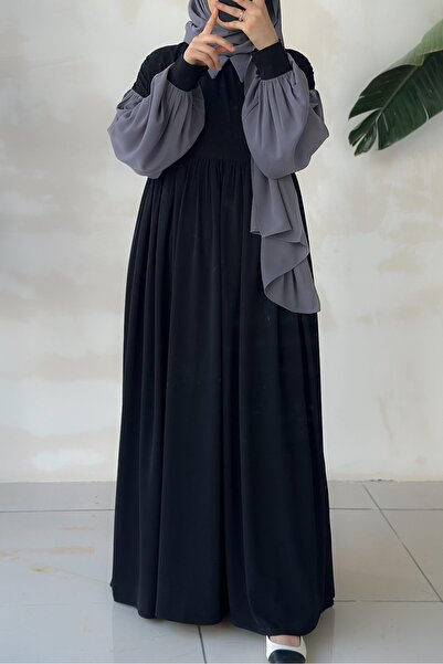 ANDE Hijabi Elbise- Antrasit