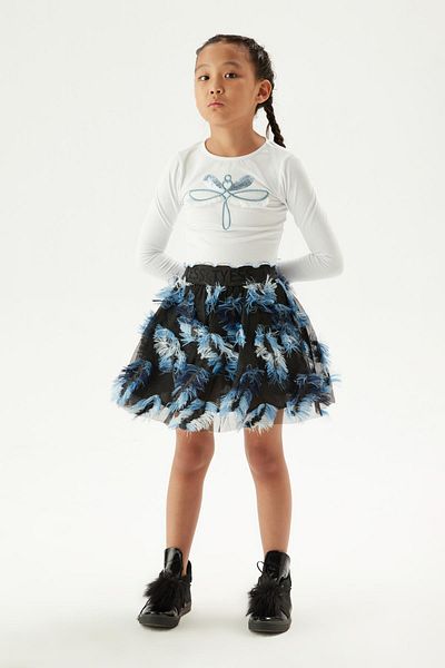 Tyess Bg Store Girl's White Body 23Fw0Tj4508