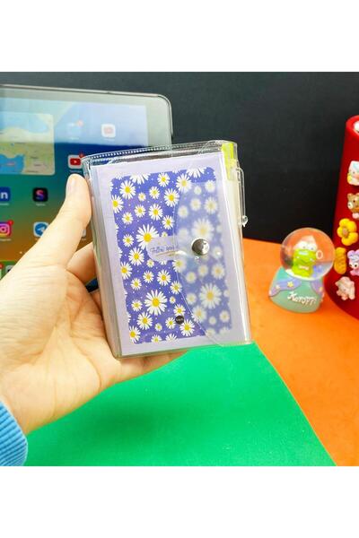 Gift Moda Міні-сумка з дизайном фіолетової маргаритки, блокнот і набір ручок