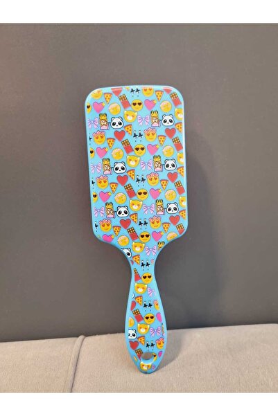 Lider MAGNESİA Amnesia Lider - Perie de păr albastră cu model emoji