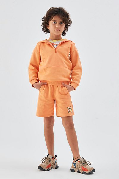 Nebbati Bg Store Boy's Orange Tracksuit Top 23Pssnb3407