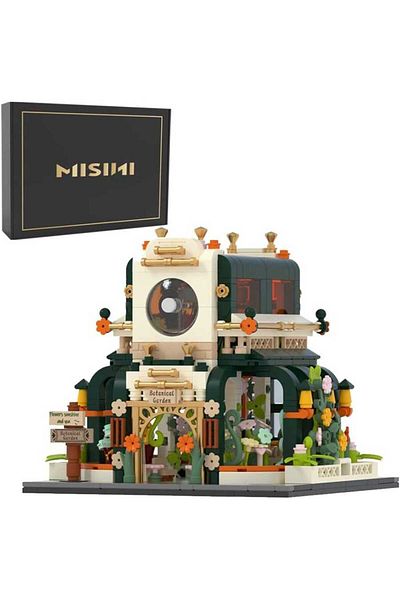 Vagonlife Jaki Block Jk2362 [Led Lighting] Botanical Garden Flower House Building Brick Toy
