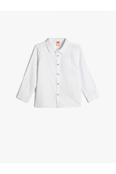 Koton Basic Shirt Long Sleeve Buttoned Cotton
