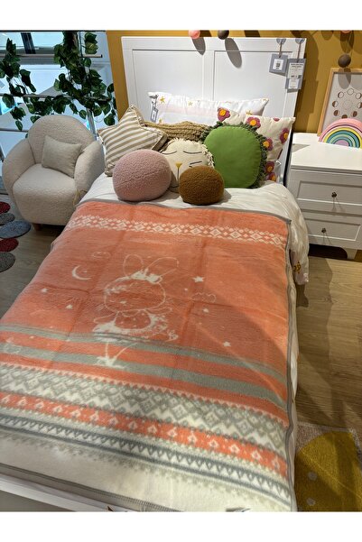 Sesli Aydora Double Sided Quality Acrylic Baby Kids Blanket Newborn Baby Gift 100X120