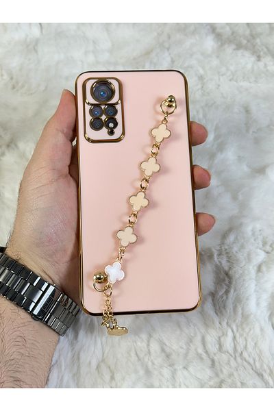 Vip Case متوافق مع XIAOMI REDMI NOTE 11 PRO وNOTE 12 PRO 4G - مقاوم للأوساخ ولامع من السيليكون مع مقبض يدوي