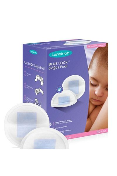 Lansinoh Pad pentru piept Blue Lock 60 buc