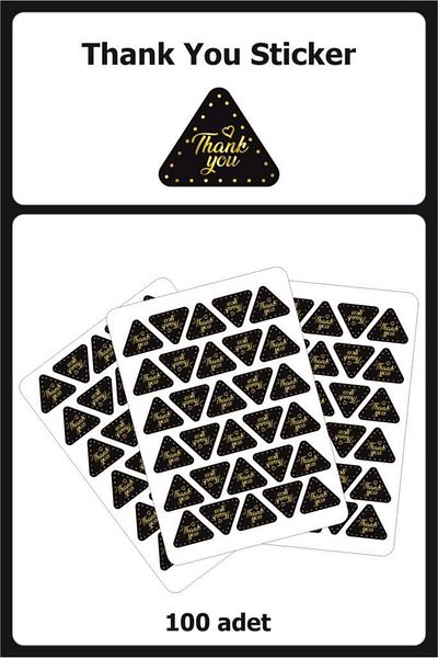 Lizpo Decor Thank You Sticker Label 6