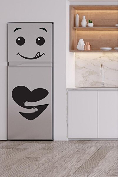 Lizpo Decor Dekoratif Buzdolabı Sticker 70x100 Siyah