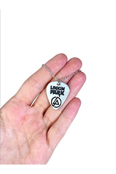 Herşey Nota Linkin Park Rock Müzik Grubu Pena Kolye - Gümüş Kaplama ve Kalite...
